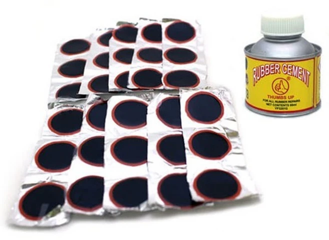 자전거 펑크패치 thumps up 패치30장+본드60ml ( 대만 ) 튜브수리, 1개 - 쿠팡