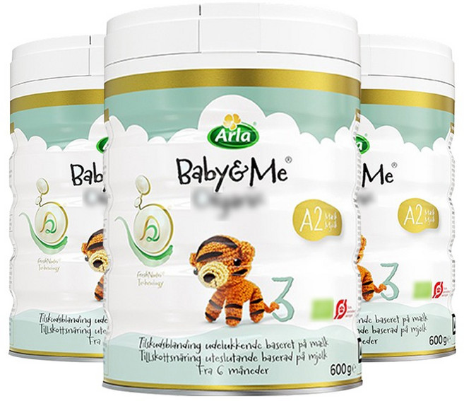 Arla 키즈 앤 미 A2 분유 3단계, 3개, 600g