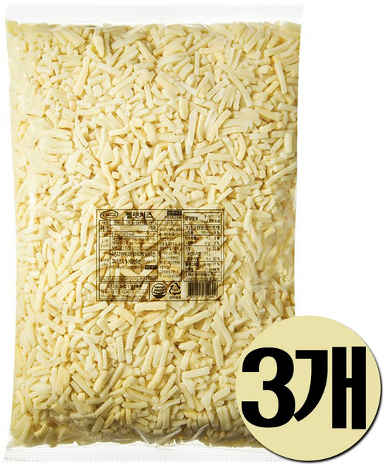 서울우유 펠렛치즈C 2.5kg 모짜렐라 자연치즈 업소용, 펠렛C, 3개