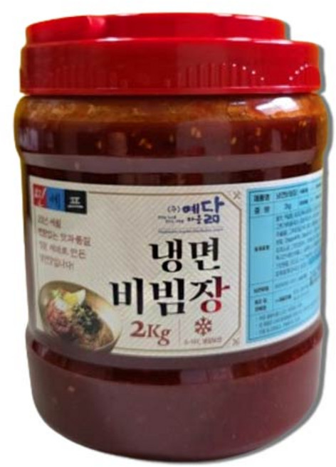 명인식품 깡세프&찐세프 냉면 비빔장 2kg, 1개