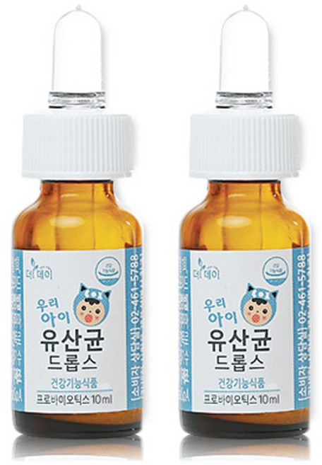 더데이 우리아이 유산균 드롭스 10ml, 2개