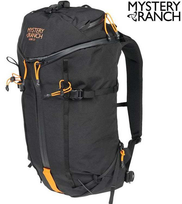 Mystery Ranch 神秘農場 Scree 22 後背包 耐磨舒適 多隔層收納, 黑 Black