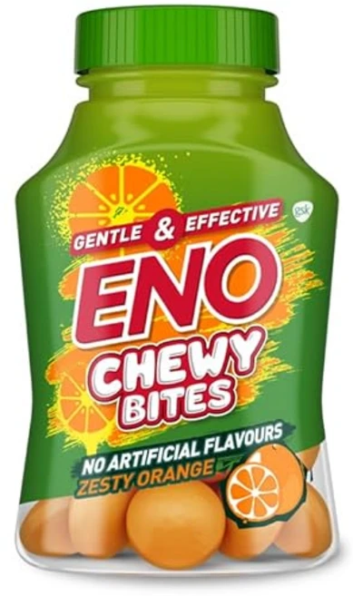 ENO CHEWY BITES Tasty Chewable Antacid for Gentle & Effective ORANGE FLAVOUR - Pack of 30 Tabs, 2개, 30정 - 쿠팡