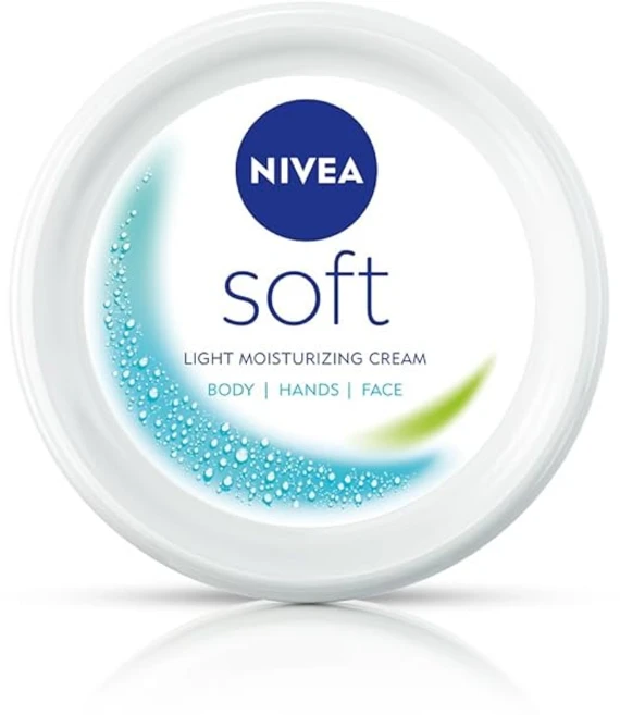 NIVEA Soft Light Moisturizer For Face Hand & Body Instant Hydration Non-Greasy Cream With Vitamin, 1개, 100ml - 쿠팡