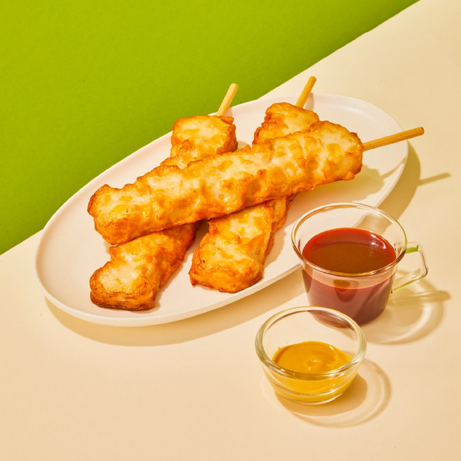 델리츠 콘오징어핫바 가마보꼬 어묵 오뎅, 10개, 90g