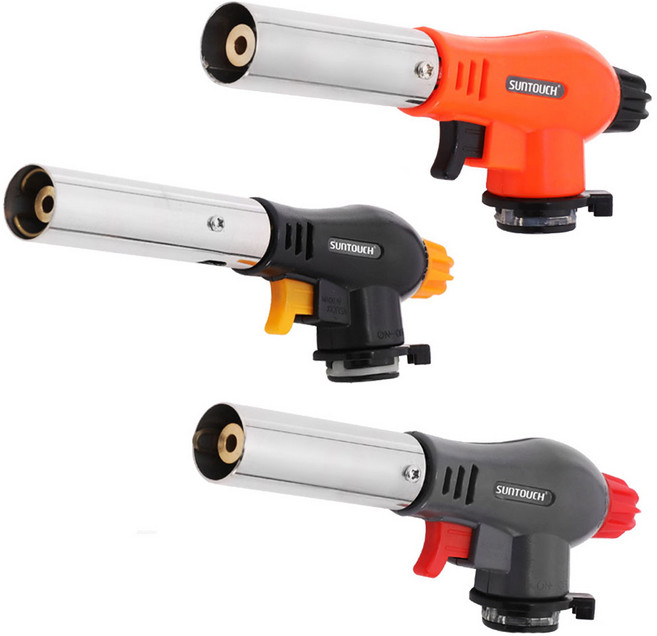 썬터치 고화력 토치 휴대용 자동 원터치 점화 캠핑용품, 1개