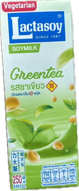 [태국 두유] 락타소이 소이밀크 녹차맛 1Box 36ea worldfood, 18개, 250ml