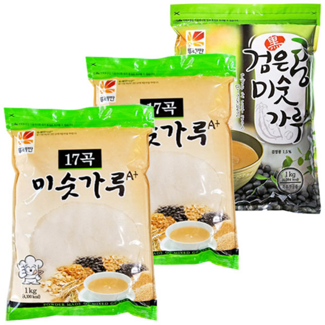 뚜레반 17곡미숫가루 2개 + 검은콩미숫가루 1개