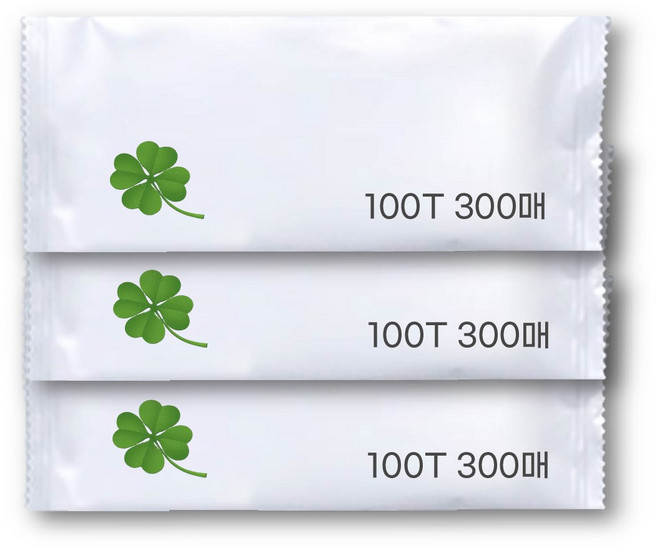 하트민 업소용물티슈 낱개포장 개별포장 고급형 대용량 식당용 국산물티슈, 100g, 300매입, 1개