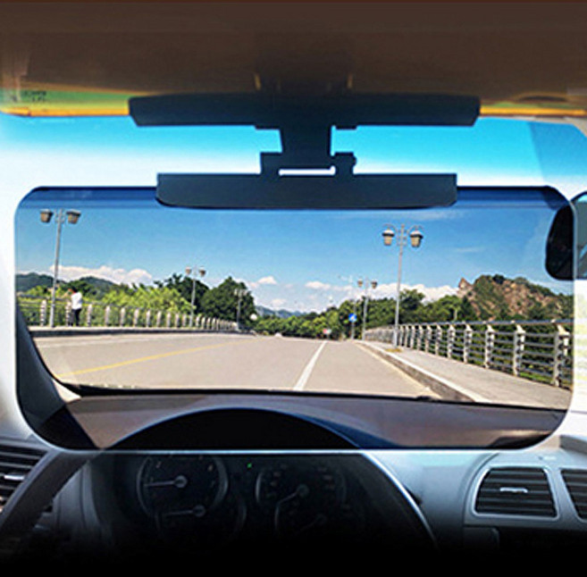 클릭타임 차량용 운전석 썬바이저 앞유리 햇빛차단 눈부심 햇빛가리개 야간 빛번짐 방지, 1개