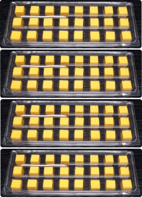 과일큐브치즈 망고, 4개, 80g
