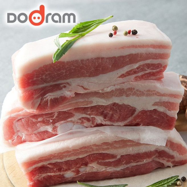 도드람한돈 냉장 통 삼겹살 구이용, 1개, 500g