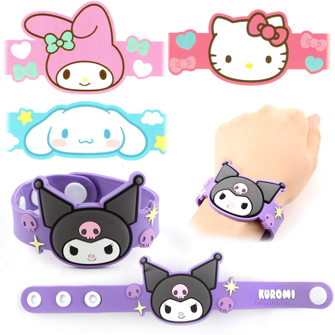 산리오 캐릭터즈 페이스 팔찌 랜덤1개