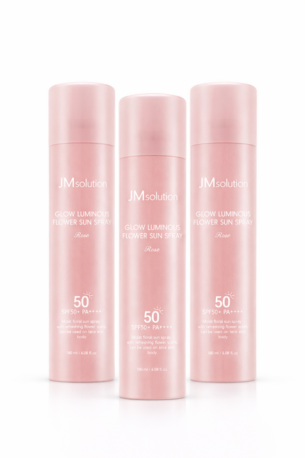 제이엠 솔루션 제이엠솔루션 윤광 플라워 선스프레이 로즈 180ml, 3개