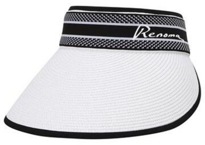 여성 지사 와이드 선바이저 RWACO6813-101, 056, O/WHITE