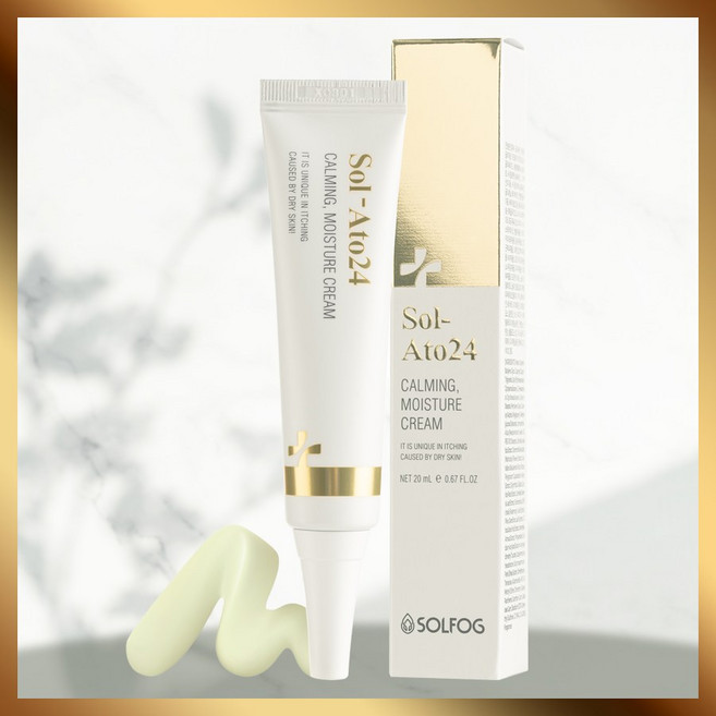 솔아토24 카밍 모이스처 피부건조 가려움 트러블 보습 휴대용 크림 20ml, 1개