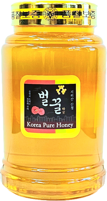 지리산 산청 자연산 아카시아꽃 사양벌꿀, 2.4kg, 1개