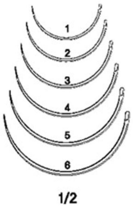 아이리 부인과용환침 A144- SUTURE NEEDLE 10개/포 반품불가