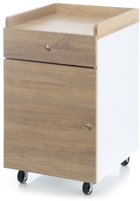 Calin卡琳 文件櫃/檔案櫃/收納櫃，附輪，台灣製造, 1個, 漂流木