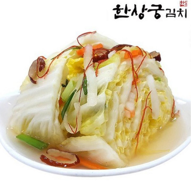 한상궁김치 백김치 HACCP 물김치 순한김치 어린이 유아김치, 5kg, 1개