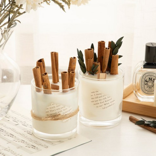 솜씨키트 시나몬 캔들 만들기 패키지 DIY 키트, 1세트