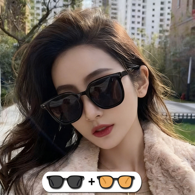 FISIVER 남자 여자 선글라스 빅사이즈