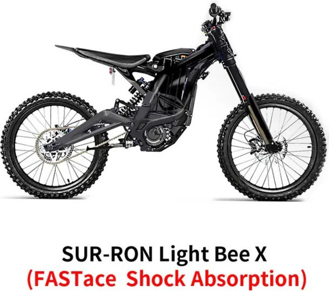 SURRON 맞댄싱형 스티커 라이트 비 X 전기 오프로드 자전거 더트 오토바이 장식 자체 접착 방습 두꺼운, [03] FASTace Shock Absorp, 1개