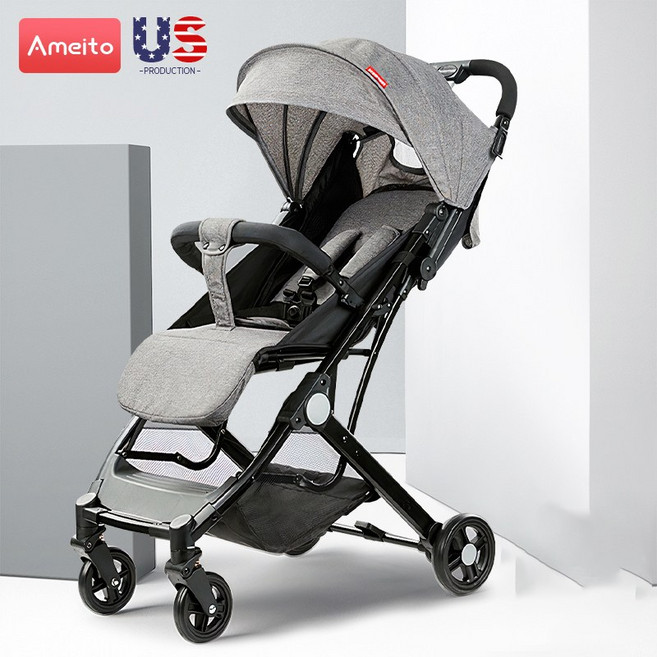 유모차 카트 심플 방수 휴대용 정리함 휴대폰 트라이크, 회색