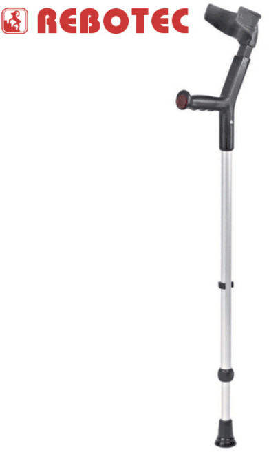 [REBOTEC] 레보텍 엘보클러치(독일제) 라이트 라인 오픈타입 슬림형 - 낱개 1개, 블랙