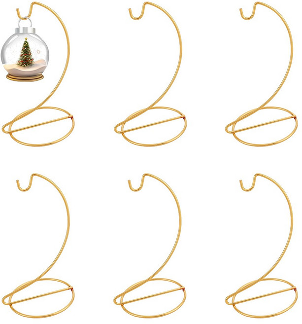 아이언 디스플레이 스탠드 8.5x9.5x17cm, 골드