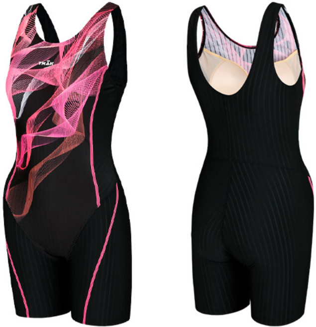 티막 피트니스 3부 여성 실내수영복 GKF1004