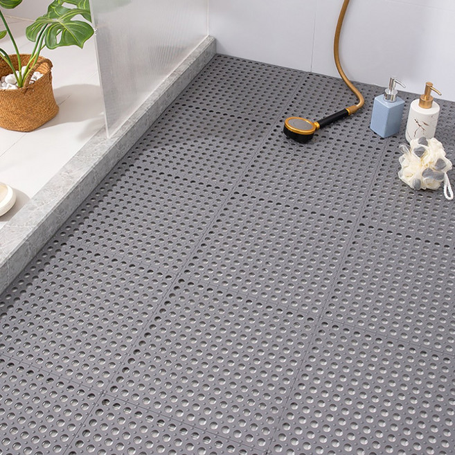 마벨인홈 화장실 발코니 안전 미끄럼방지 패드 욕실매트, 그레이, 6개