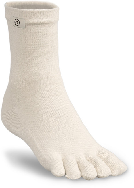 인진지 러너 세미크루 쿨맥스 러닝 중목 발가락 양말