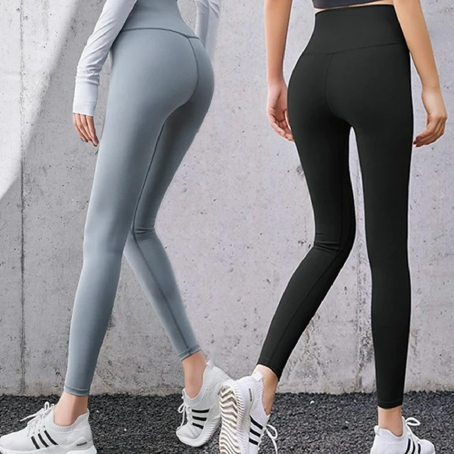 高腰彈力瑜珈健身褲 運動休閒長褲