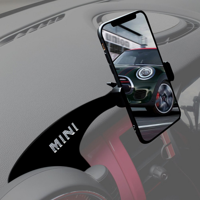 미니쿠퍼 핸드폰 거치대 F54 F55 F56 F57 F60 R60 R61, 6. 컬러풀 MINI F60, 1개