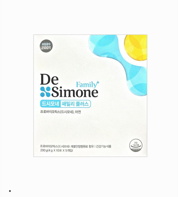 [냉장배송]드시모네 패밀리플러스 2500억 프로바이오틱스 (4g x 50포) 1박스