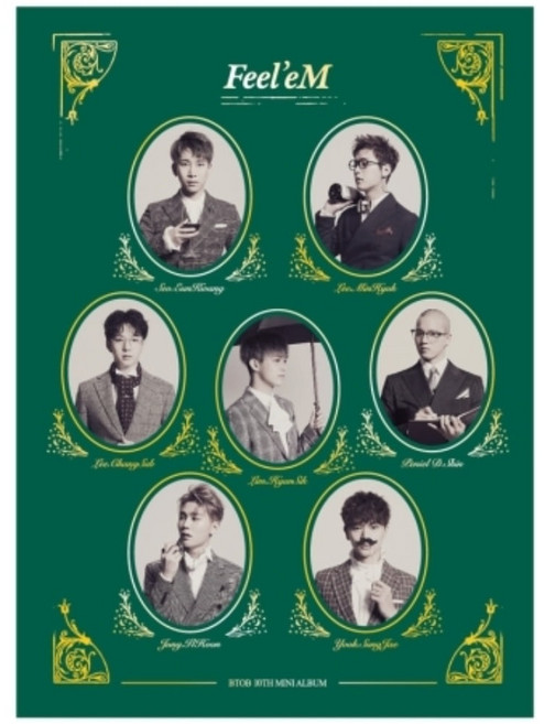 개봉미사용CD) 비투비 (BTOB) - Feel’eM (10th 미니앨범) (CD 알판 7종 중 1종 랜덤) 포카O
