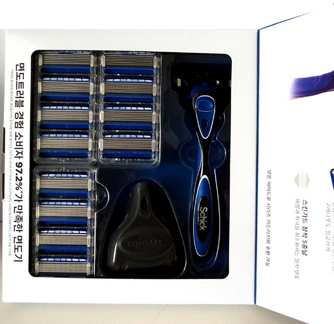 쉬크 하이드로5 면도날13개입과 하이드로5 면도기, 1개