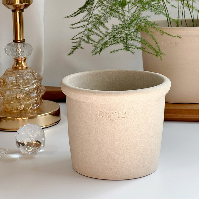 앙비까사 라운드 토분, 베이지, 1개