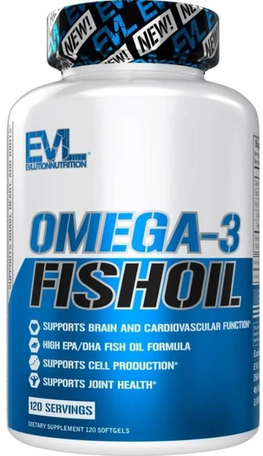 EVL 오메가3 피쉬오일 Omega 3 Fish Oil EPA DHA 120정, 1개 - 쿠팡