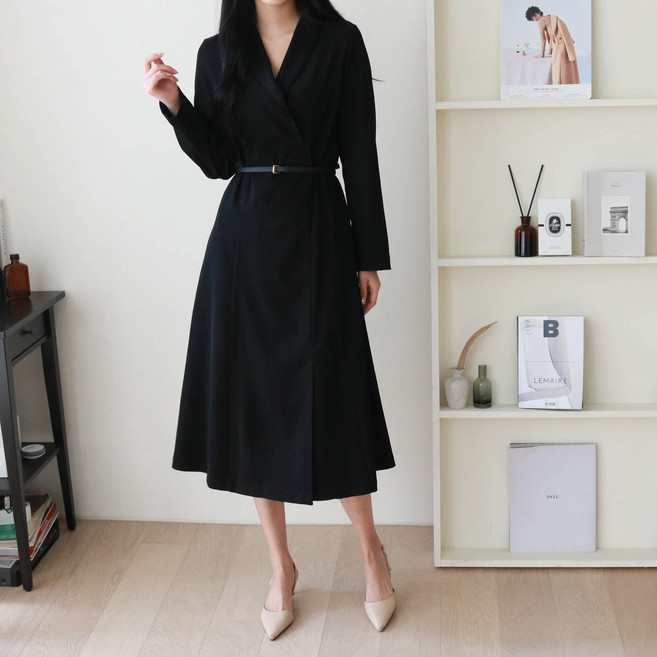 빅사이즈 40대 50대 하객 상견례 부모님 정장원피스