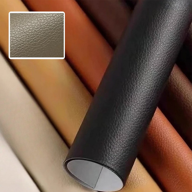 피플피 리폼 레자 가죽 쇼파 의자 보수 시트지 스티커, 그레이