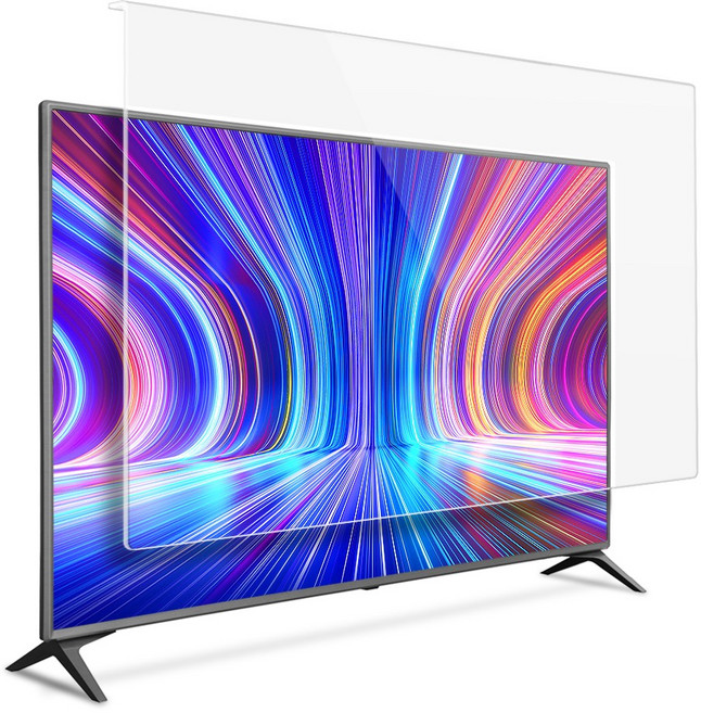 고부기 TV 거치형 블루라이트 차단 필름 시력 보호 필터 파손 방지 화면 보호기(43인치~86인치), 43인치(970*565) 블루라이트 차단, 1개, 43인치(970x565mm)