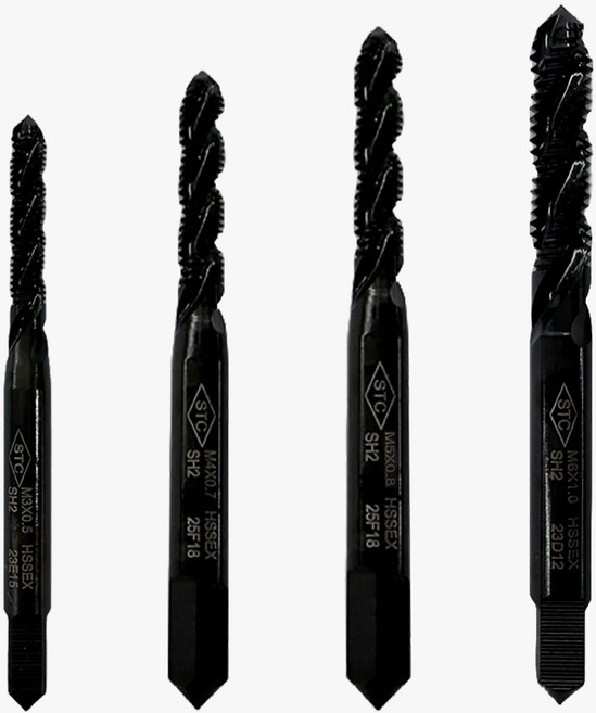 슈퍼툴 스파이럴탭 기계탭 나사탭 핸드탭 드릴 탭핑비트, M4x0.7mm