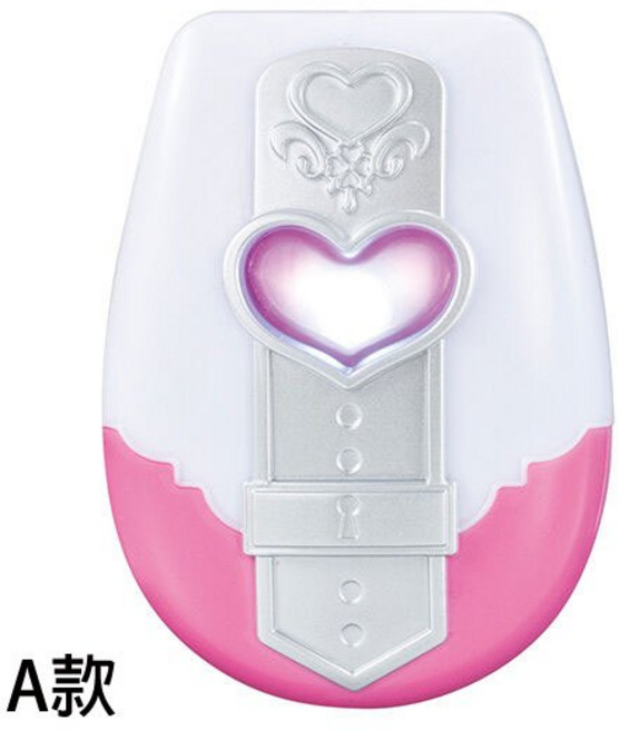 BANDAI 光之美少女 AllStars 發光變身器 轉蛋扭蛋 道具變身公仔, 1個, A款/粉色變身器款1F桌旁