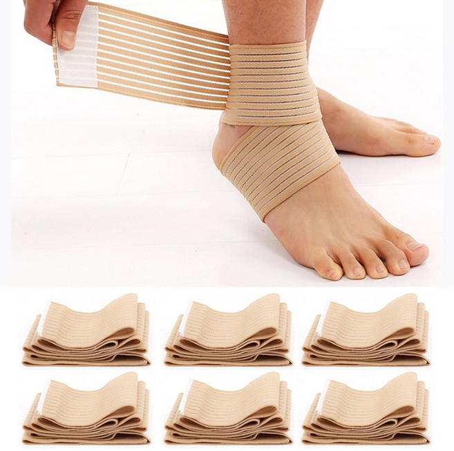 바르나 풋케어 발목 압박 붕대 스포츠 밴드, 6개