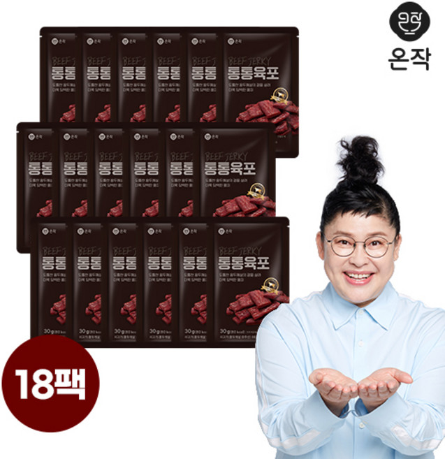 이영자가 선택한 온작 통통 육포, 30g, 18개