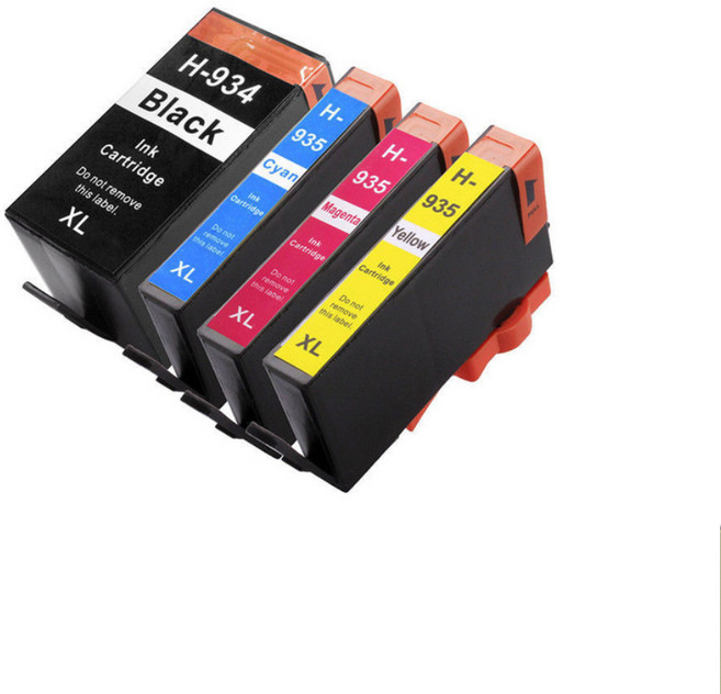 HP 934XL 935XL 대용량 잉크 Officejet Pro 6230 6830, HP 934 935XL[대용량4색SET], 1개