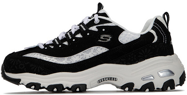 스케쳐스 여성 딜라이트 에어 쿨 메모리폼 운동화 896085-BKW