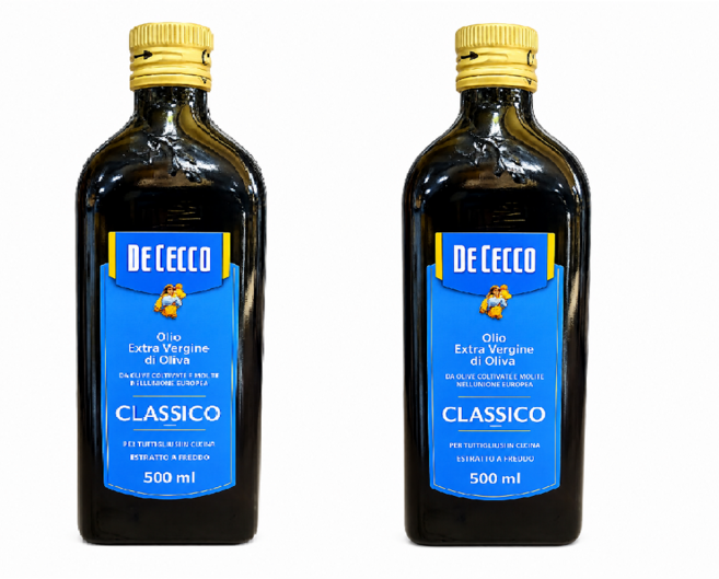 데체코 올리오 엑스트라 버진 디 올리바, 500ml, 2개